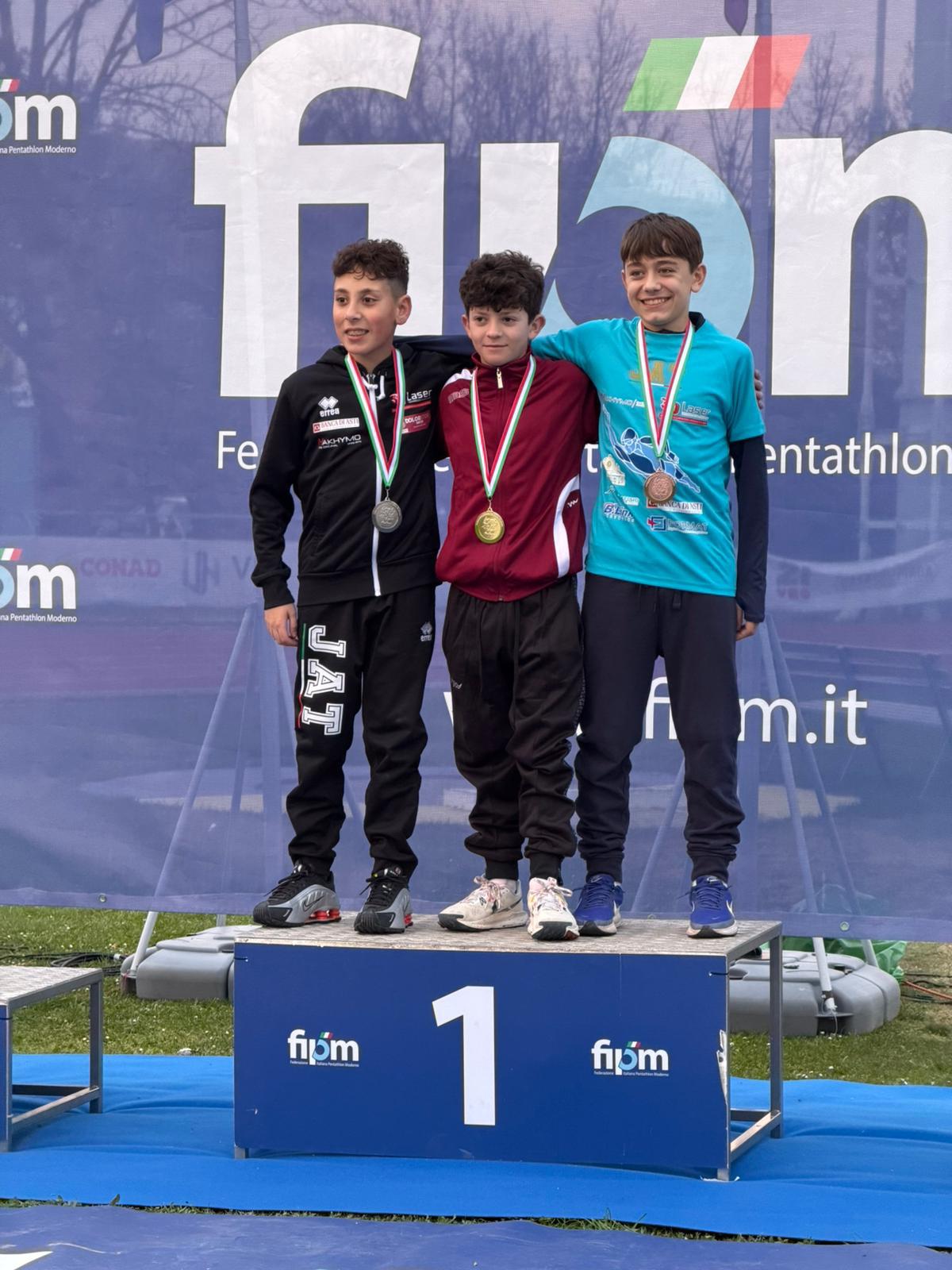 podio under 13 maschile